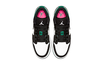 Фото № 3 с приближением к товару «‎Nike Air Jordan 1 Low (GS) WhiteBlack-mysticGreen-HyperPink»