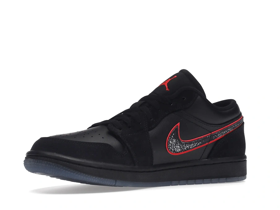 Фото № 3 с приближением к товару «‎Jordan 1 Low Black Red Orbit»