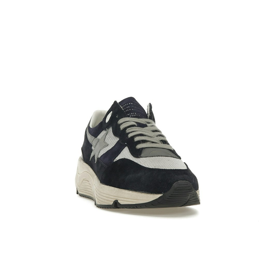 Фото № 2 с приближением к товару «‎Golden Goose Running Sole Black Navy Grey»