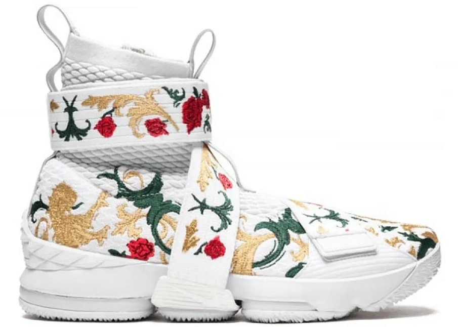 Фото № 1 с приближением к товару «‎Nike LeBron 15 Lifestyle Kith F&F White»