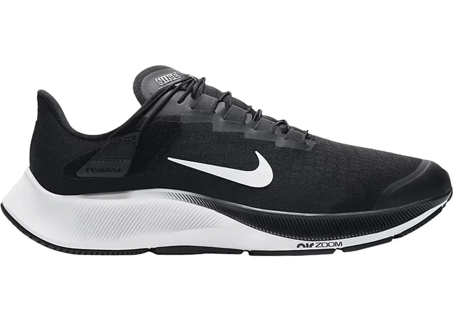 Фото № 1 с приближением к товару «‎Nike Air Zoom Pegasus 37 FlyEase Black (4E Extra-Wide)»