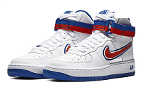 Фото № 3 с приближением к товару «‎Nike Air Force 1 High Skate Shoes WhiteBlueRed»