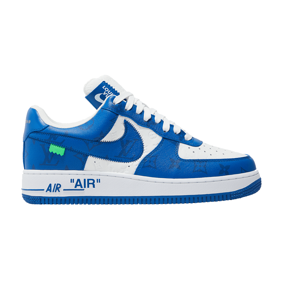 Фото № 1 с приближением к товару «‎Louis Vuitton x Nike Air Force 1 Low White Team Royal»