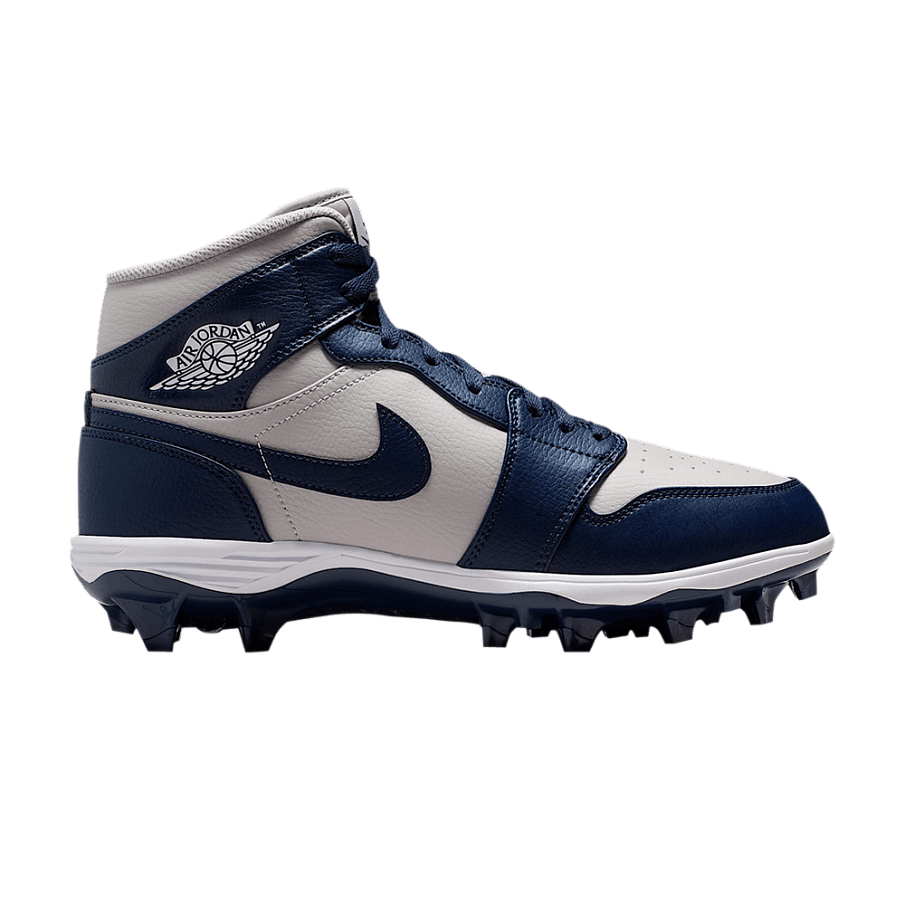 Фото № 1 с приближением к товару «‎Air Jordan 1 Mid Wolf Grey White College Navy»