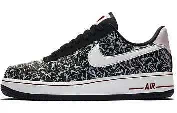 Nike Wmns Air Force 1 '07 Low Se 'Valentine'S Day' BlackPistachio FrostIced LilacSummit White - 1