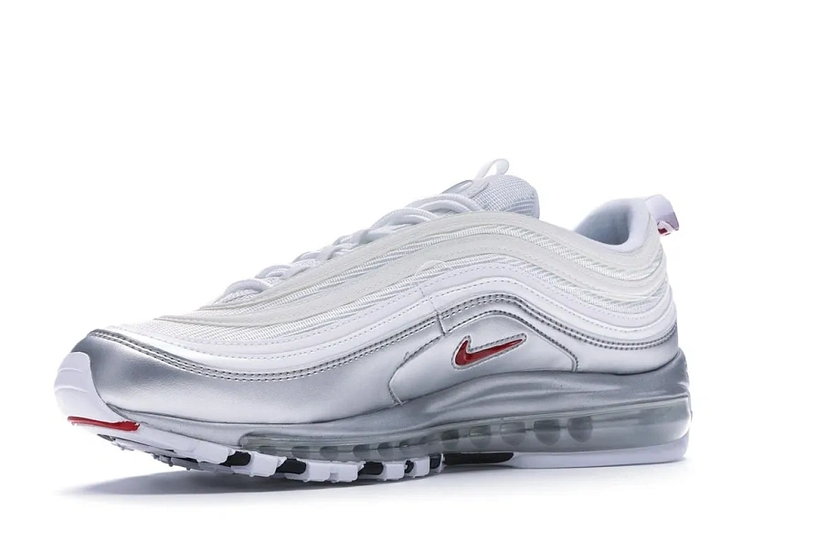 Фото № 6 с приближением к товару «‎Nike Air Max 97 Silver White»