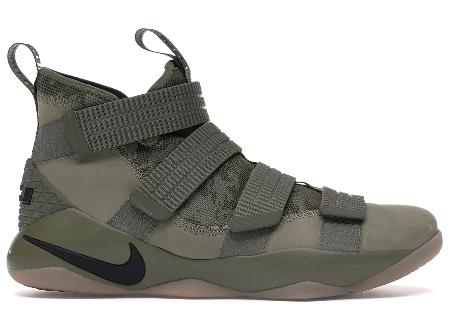 Фото № 1 с приближением к товару «‎Nike LeBron Zoom Soldier 11 Olive Camo»