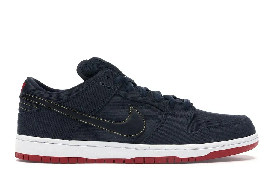 Фото № 1 с приближением к товару «‎Nike SB Dunk Low Levis Blue Denim»