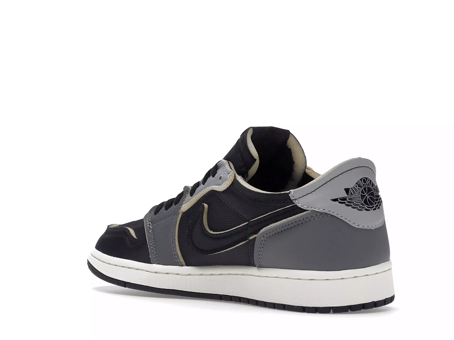 Фото № 5 с приближением к товару «‎Jordan 1 Low OG EX Black Smoke Grey»