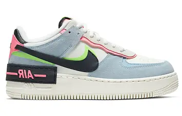 Women Nike Air Force 1Shadow "Sunset Pulse" Blue Macaroni - 2