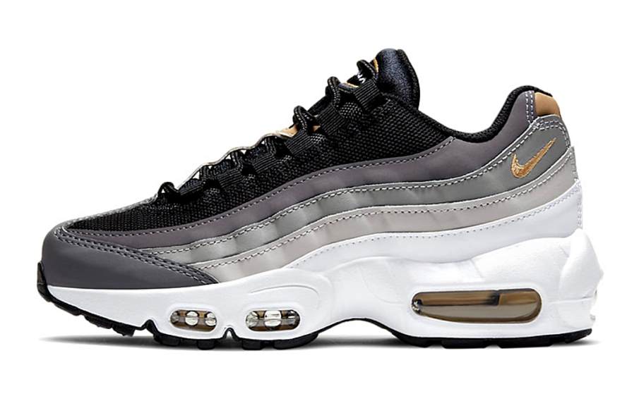 Фото № 1 с приближением к товару «‎Nike Air Max 95 Recraft (GS) BlackGreyGold»