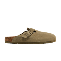 Фото № 1 с приближением к товару «‎Birkenstock Boston Suede Leather Faded Khaki»
