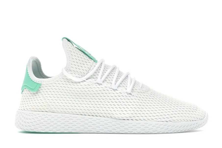 Фото № 1 с приближением к товару «‎adidas Tennis Hu Pharrell Green Glow»