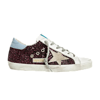 Фото № 1 с приближением к товару «‎Golden Goose Women's Superstar Wine Glitter»
