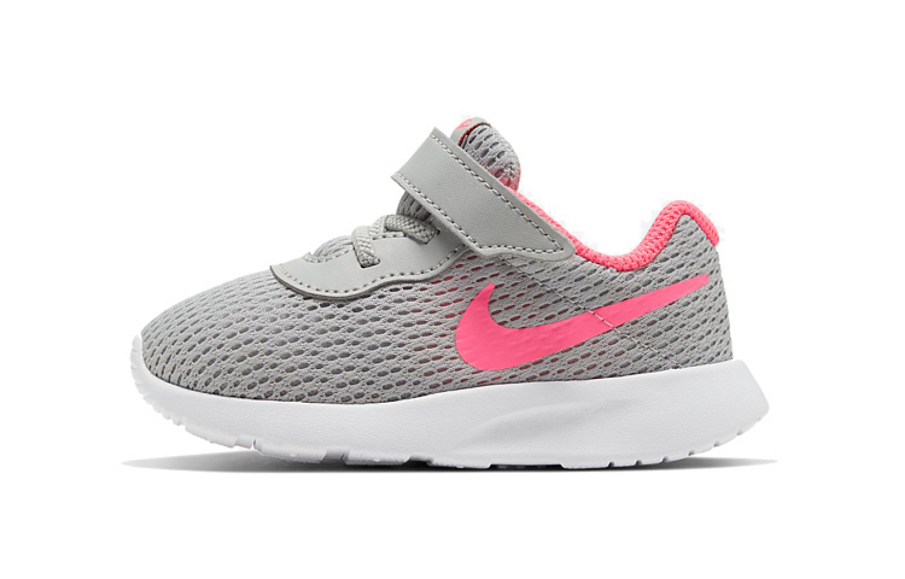 Фото № 1 с приближением к товару «‎Nike Tanjun TDV 'Grey Digital Pink' Marathon Running Shoes»