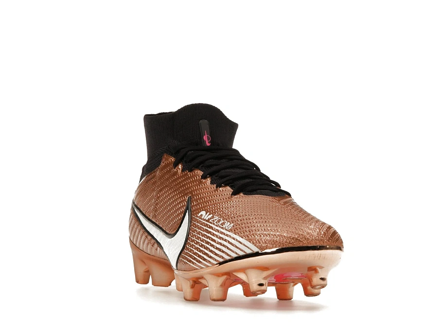 Фото № 4 с приближением к товару «‎Nike Zoom Mercurial Superfly 9 Elite AG-Pro Metallic Copper»