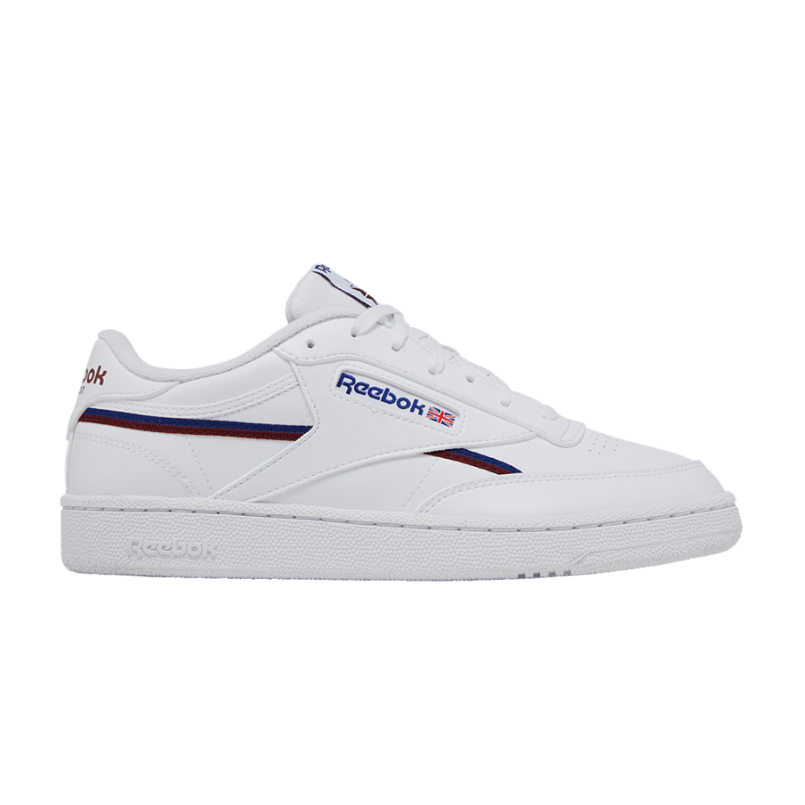 Фото № 1 с приближением к товару «‎Reebok Club C 85 Vegan White Classic Burgundy»