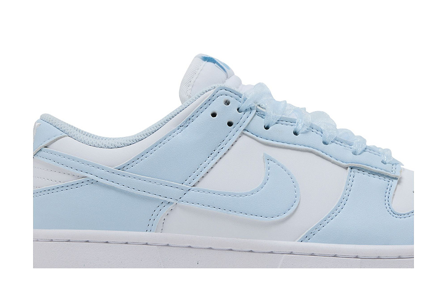 Фото № 3 с приближением к товару «‎Nike Women's Dunk Low Next Nature Sheer Lace Pack - Blue Tint»