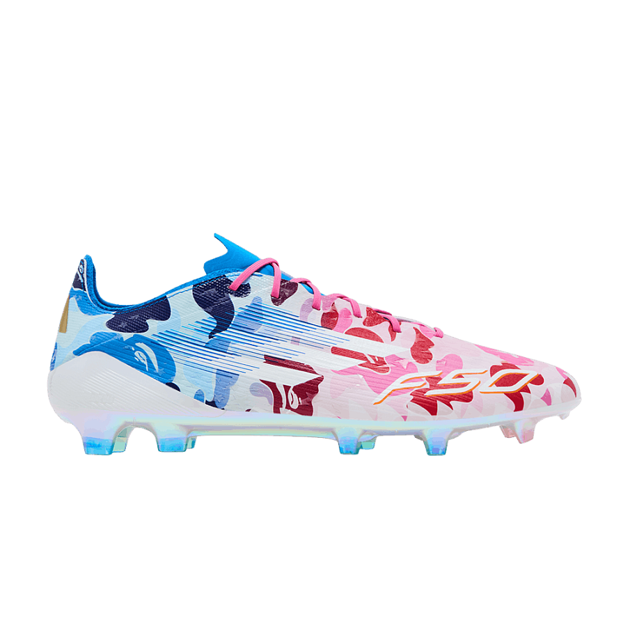 Фото № 1 с приближением к товару «‎BAPE x adidas Adizero F50 Elite FG Pink»
