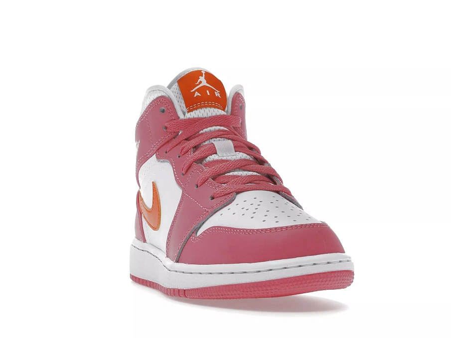 Фото № 3 с приближением к товару «‎Jordan 1 Mid Pinksicle Safety Orange »