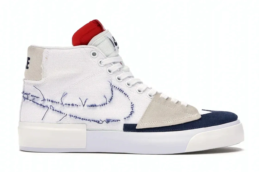 Фото № 1 с приближением к товару «‎Nike SB Zoom Blazer Mid Edge Hack Pack White»