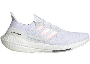 adidas Ultra Boost 21 White Iridescent Cage