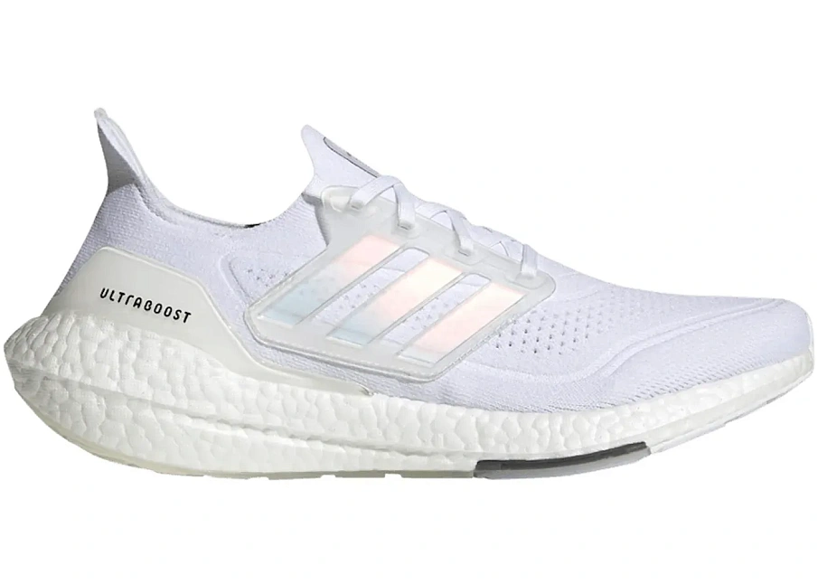 Фото № 1 с приближением к товару «‎adidas Ultra Boost 21 White Iridescent Cage»