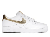 Фото № 1 с приближением к товару «‎Nike Air Force 1 Low White Metallic Gold (2020)»
