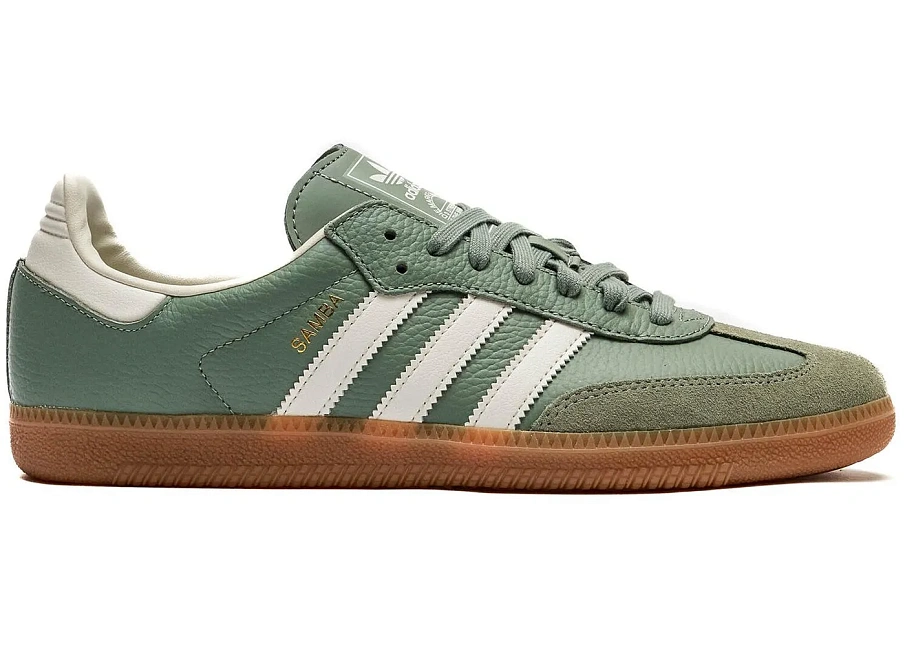 Фото № 1 с приближением к товару «‎adidas Samba OG Silver Green »