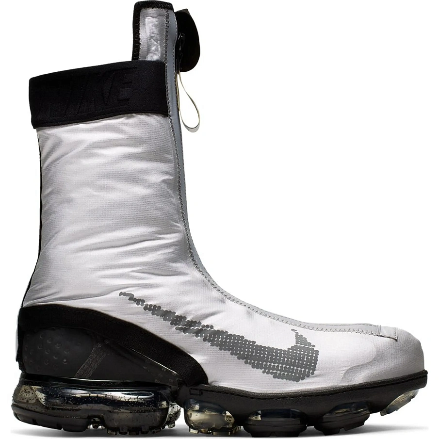 Фото № 1 с приближением к товару «‎Nike Air VaporMax Flyknit Gator ISPA Metallic Silver»