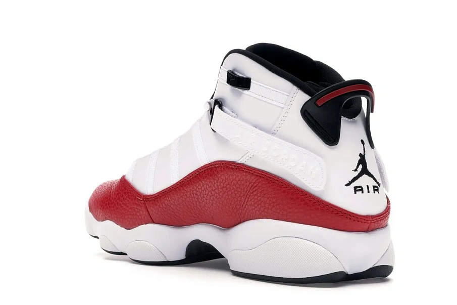 Фото № 4 с приближением к товару «‎Jordan 6 Rings White University Red»