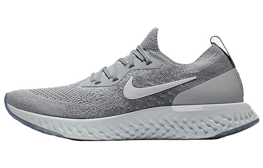 Фото № 1 с приближением к товару «‎Nike Epic React Flyknit Wolf Grey»