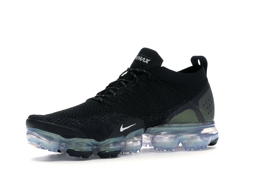 Фото № 3 с приближением к товару «‎Nike Air VaporMax Flyknit 2 Black Metallic Silver Multi-Color»