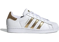 Фото № 1 с приближением к товару «‎adidas Superstar White Gold Sequins »