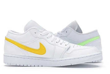 Jordan 1 Low White Multi-Color Swoosh (CW7033-100) - 5