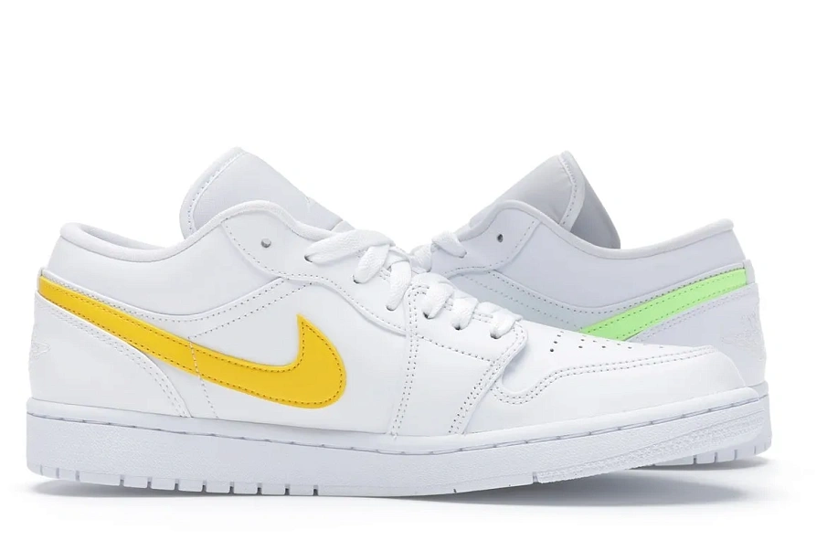 Фото № 5 с приближением к товару «‎Jordan 1 Low White Multi-Color Swoosh»