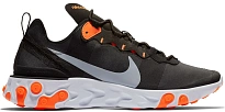 Фото № 1 с приближением к товару «‎Nike React Element 55 Black Cool Grey Total Orange»