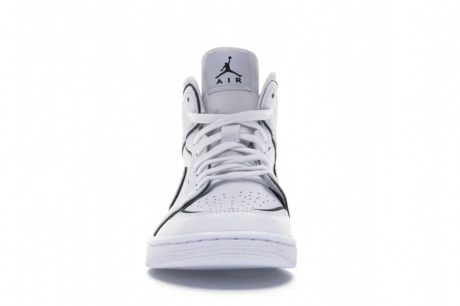 Фото № 2 с приближением к товару «‎Jordan 1 Mid Iridescent Reflective White »