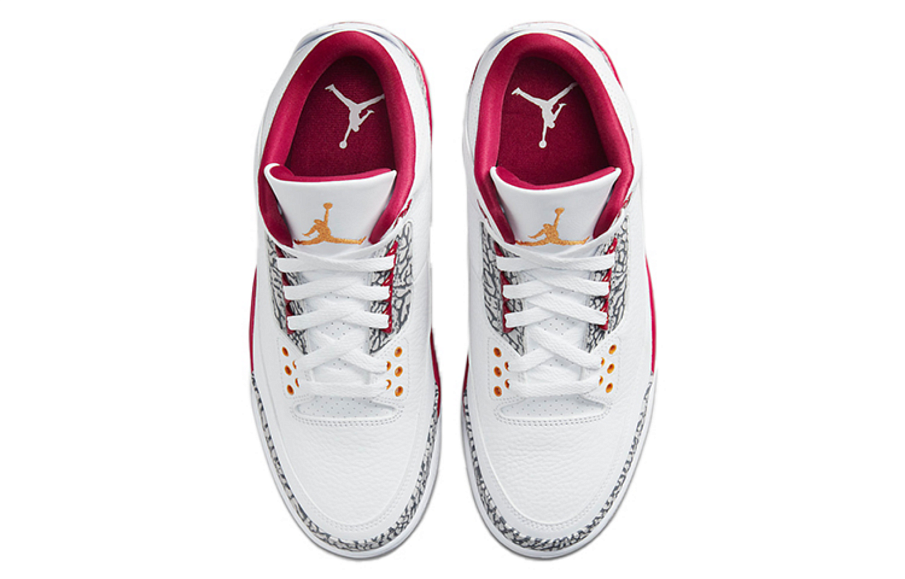 Фото № 4 с приближением к товару «‎Nike Air Jordan 3 Retro Vintage Basketball shoes Cardinal Red»