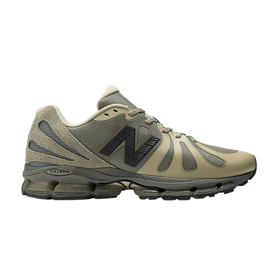 Фото № 1 с приближением к товару «‎Stone Island x New Balance ABZORB 1890 Covert Green»
