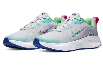 Nike WearAllDay (GS) GreyGreenPurple - 5