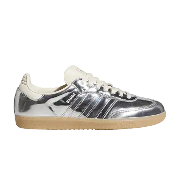 adidas Women's Samba Silver Metallic