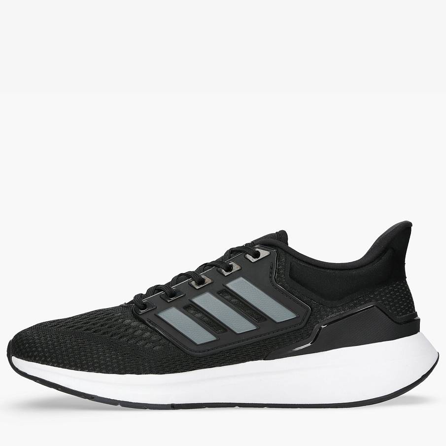 Фото № 2 с приближением к товару «‎adidas EQ21 Run 'Black Iron Metallic' Black»