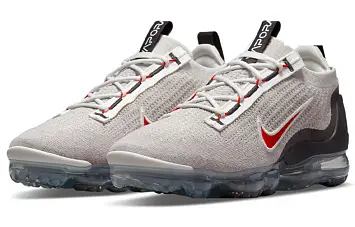 Nike Air Vapormax 2021 Flyknit 'Light Bone University Red' Light BoneSummit WhiteBlackUniversity Red - 3