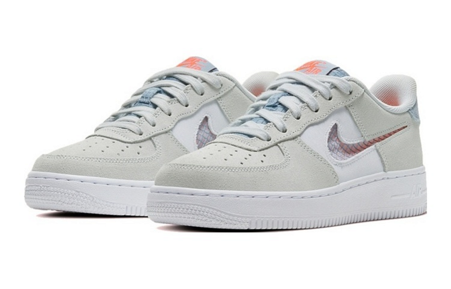 Фото № 2 с приближением к товару «‎Nike Air Force 1 Low Gs 'Transparent White Swoosh'»