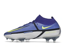 Фото № 4 с приближением к товару «‎Nike Phantom GT2 Elite FG Sapphire Grey Fog Blue Void Volt»