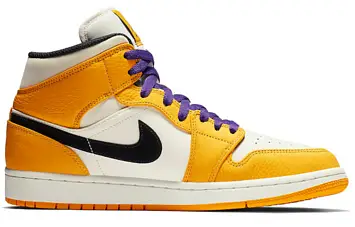 Nike Air Jordan 1 Mid SE Lakers - 2