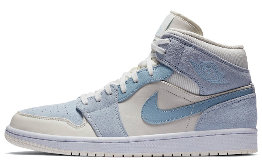 Фото № 1 с приближением к товару «‎Air Jordan 1 Mid SE 'Sail Light Blue'»