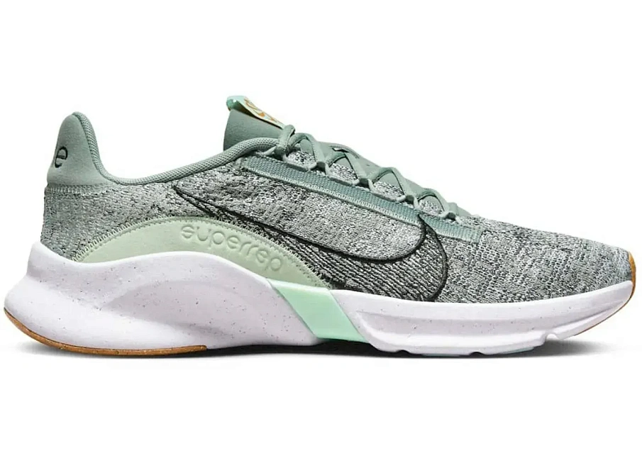 Фото № 1 с приближением к товару «‎Nike SuperRep Go 3 Flyknit Dusty Sage Gum»