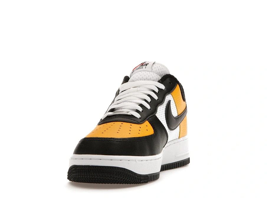 Фото № 2 с приближением к товару «‎Nike Air Force 1 Low 07 LV8 Black Gold Jersey Mesh»